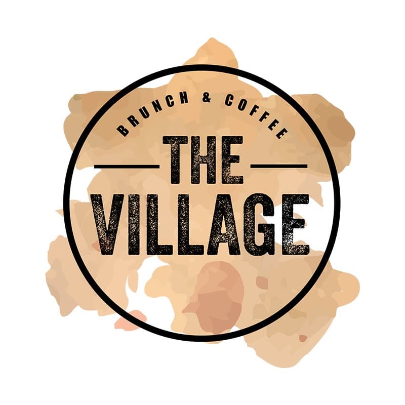 January 2018 logo: circular stamp over a beige watercolour wash