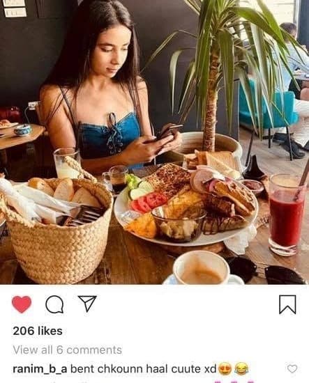 Instagram post tagged at The Village: a full brunch laid out on a wooden table